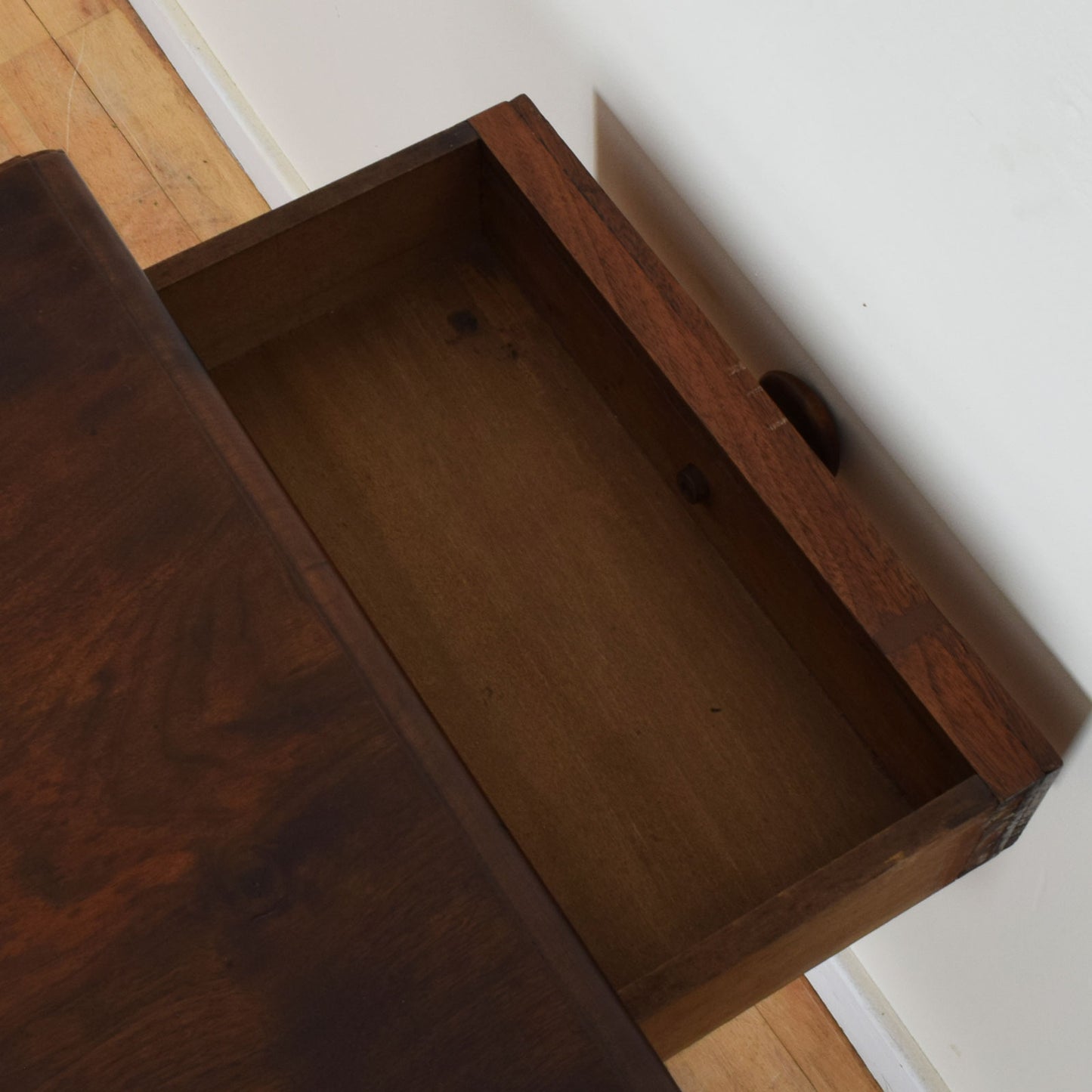 Carved Mahogany Regency Style Drop-Leaf Table and Two