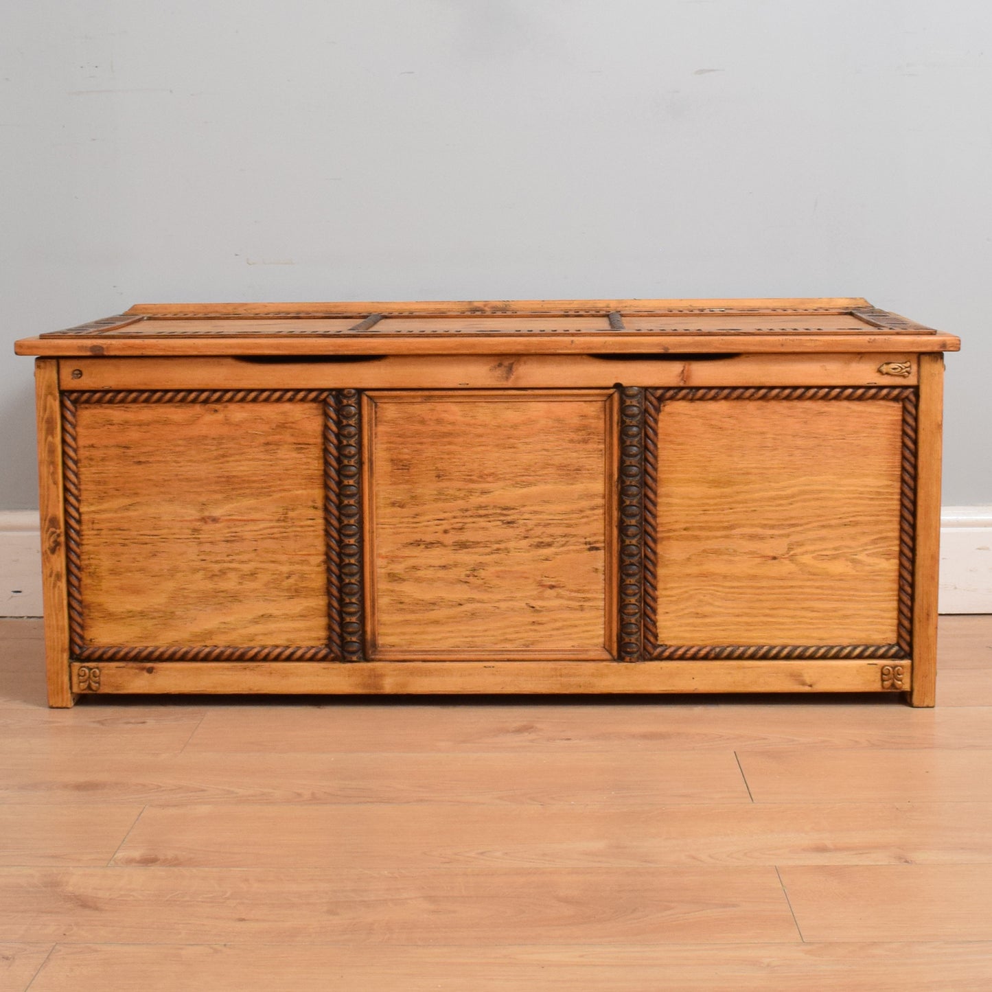 Restored Pine Blanket Box