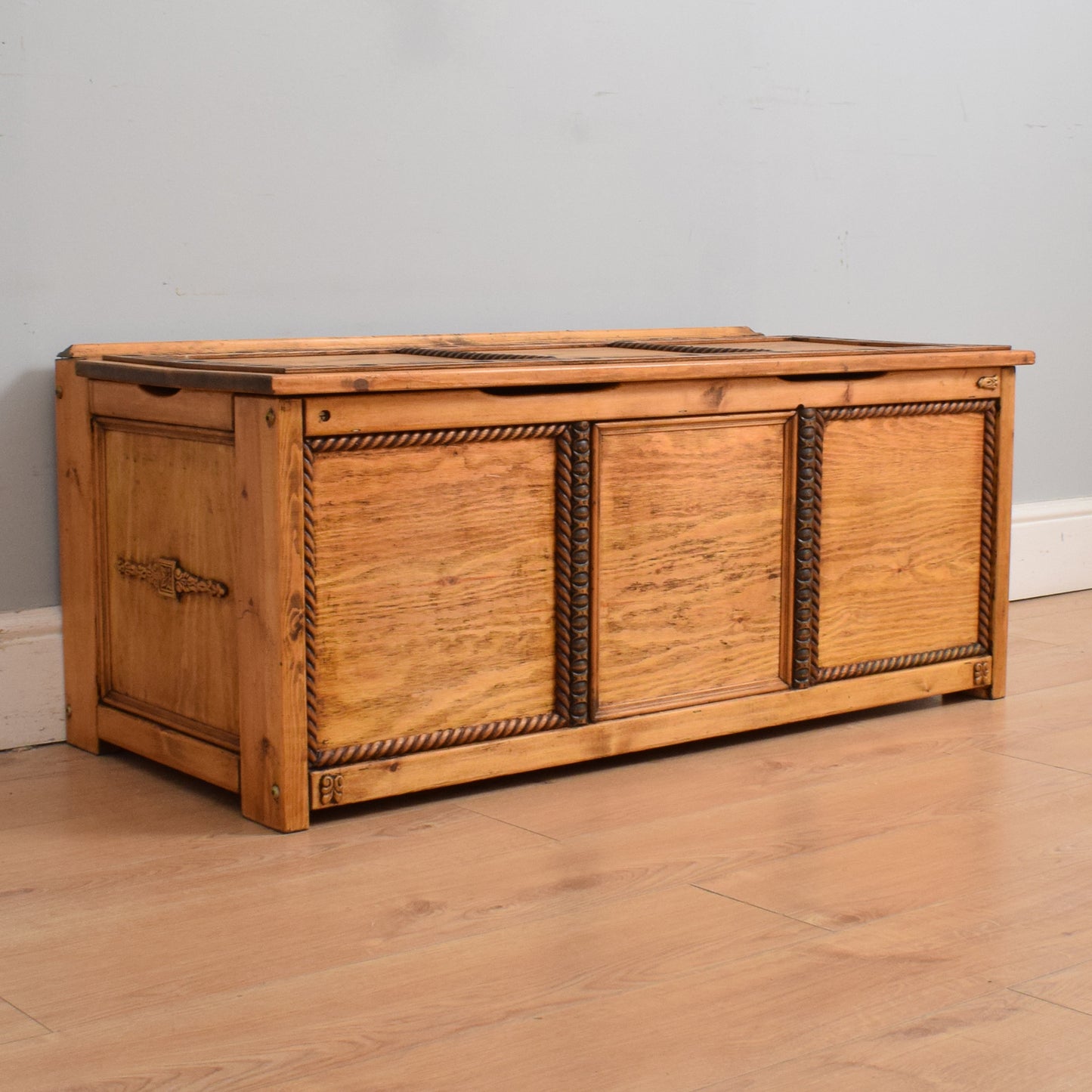 Restored Pine Blanket Box
