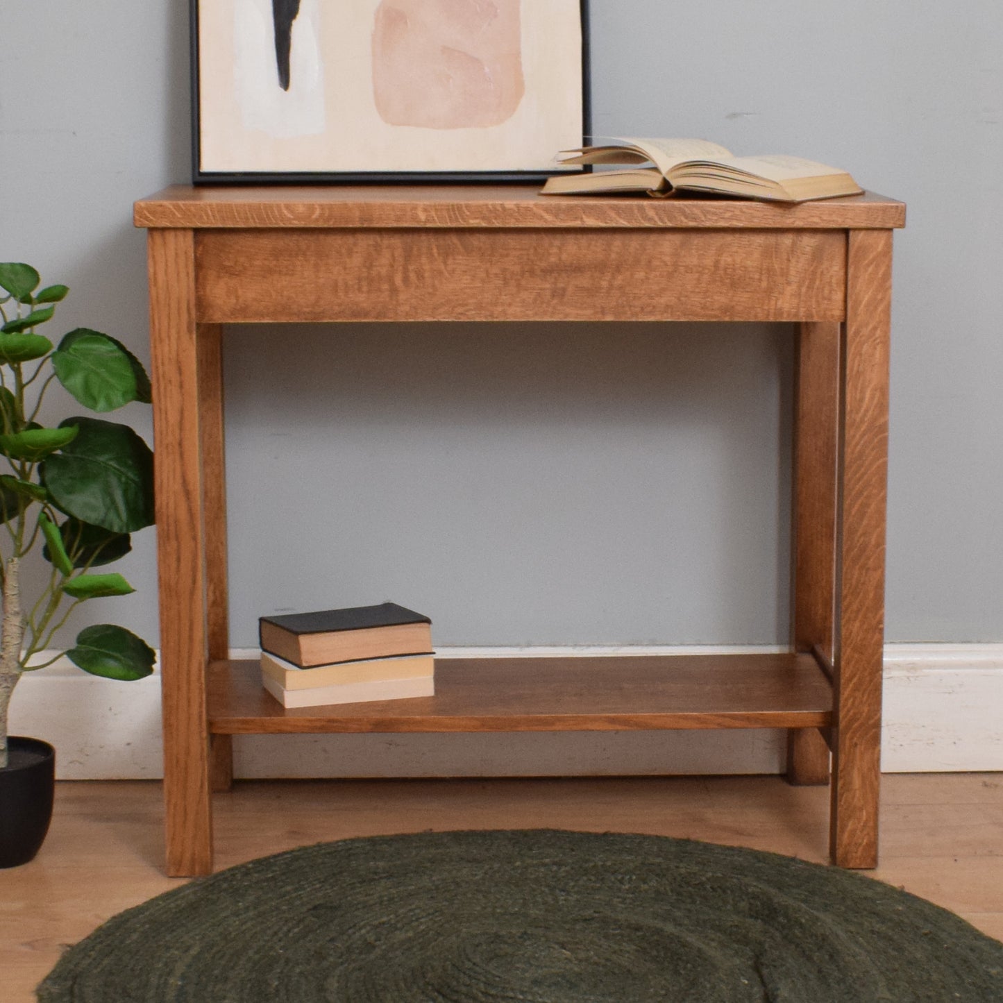 Oak Hall Table