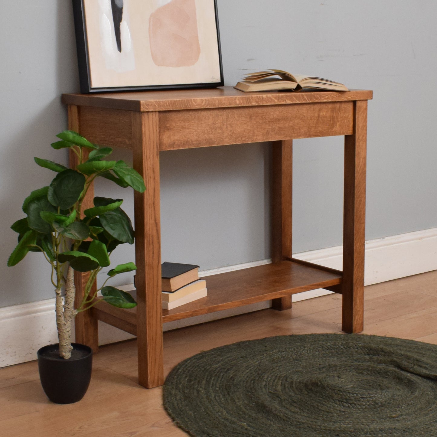 Oak Hall Table