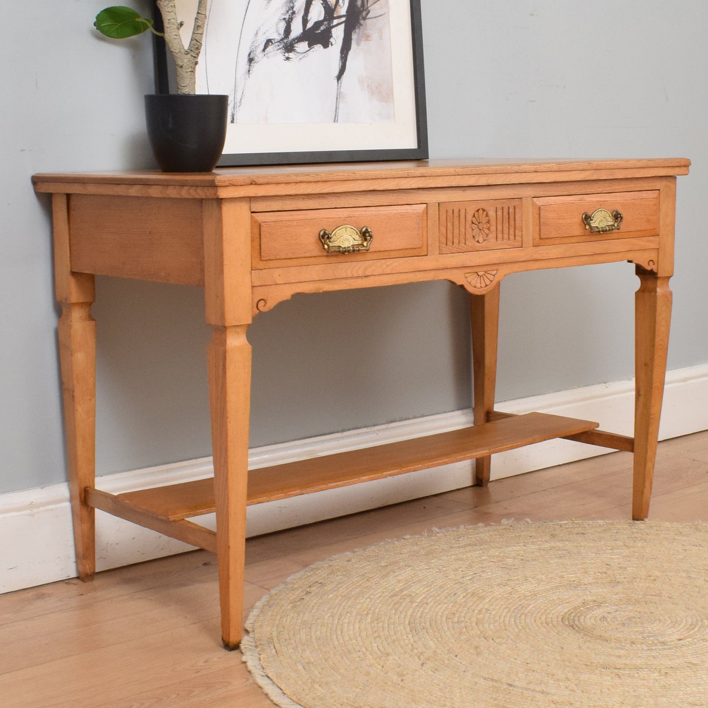 Edwardian Ash Washstand