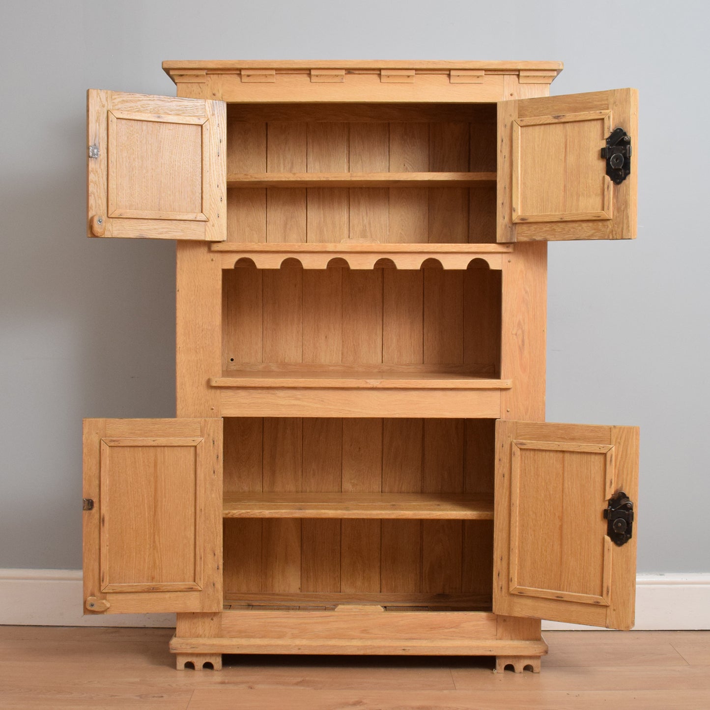 Restored Solid Oak Cabinet