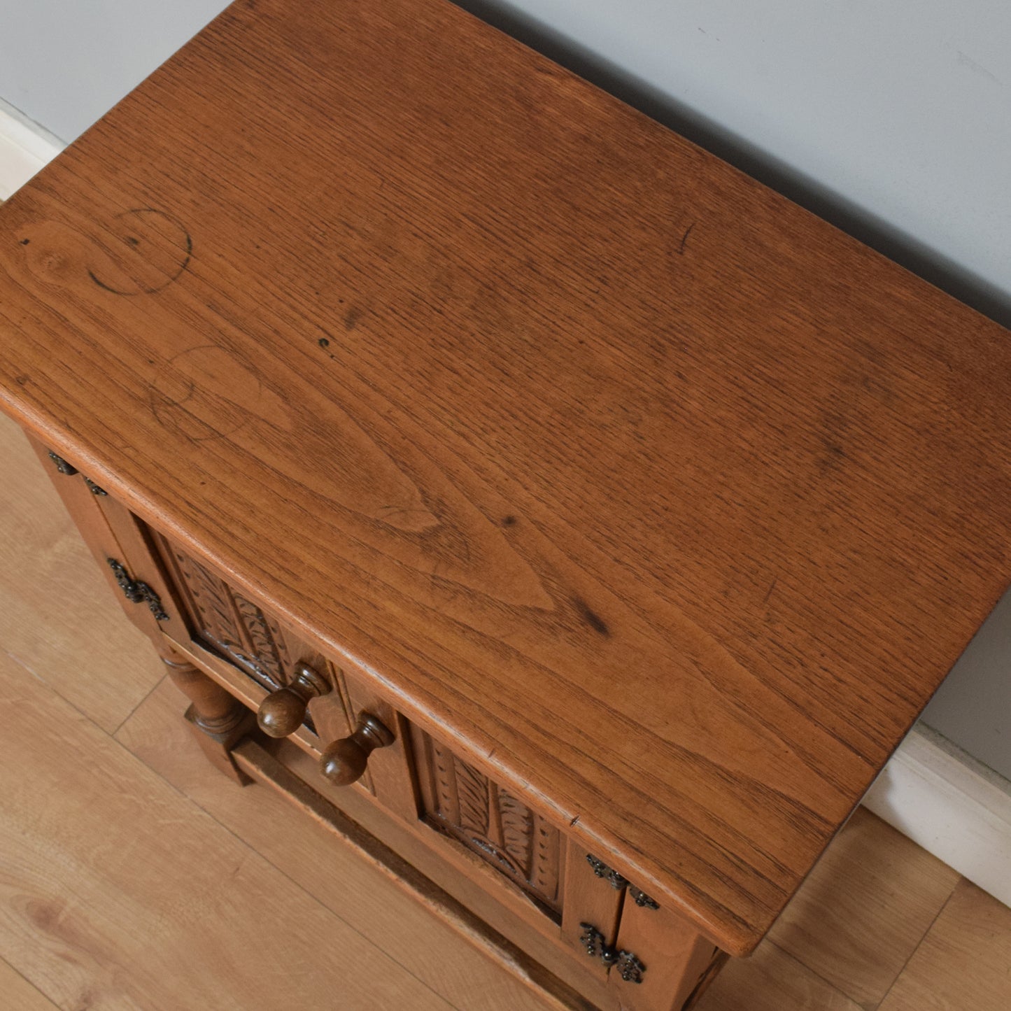 Small Restored Oak Cabinet
