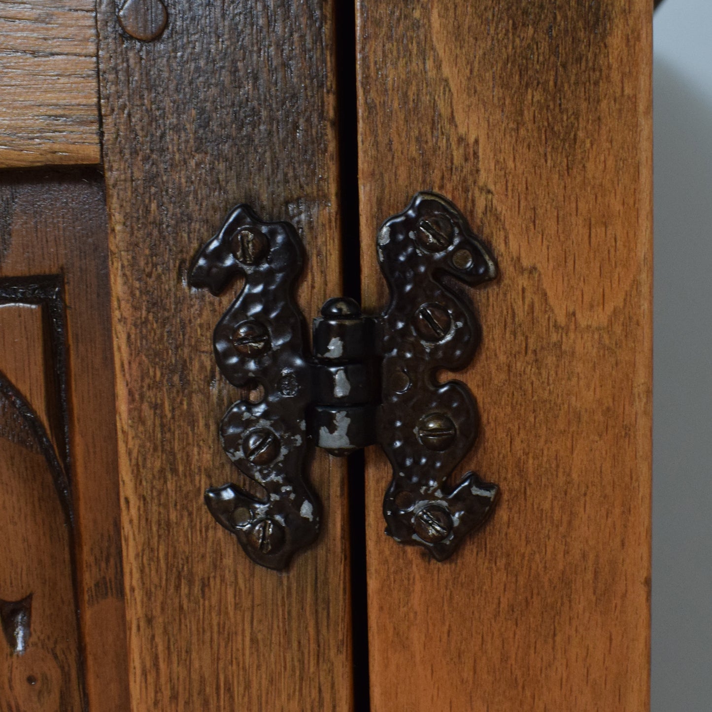 Small Restored Oak Cabinet