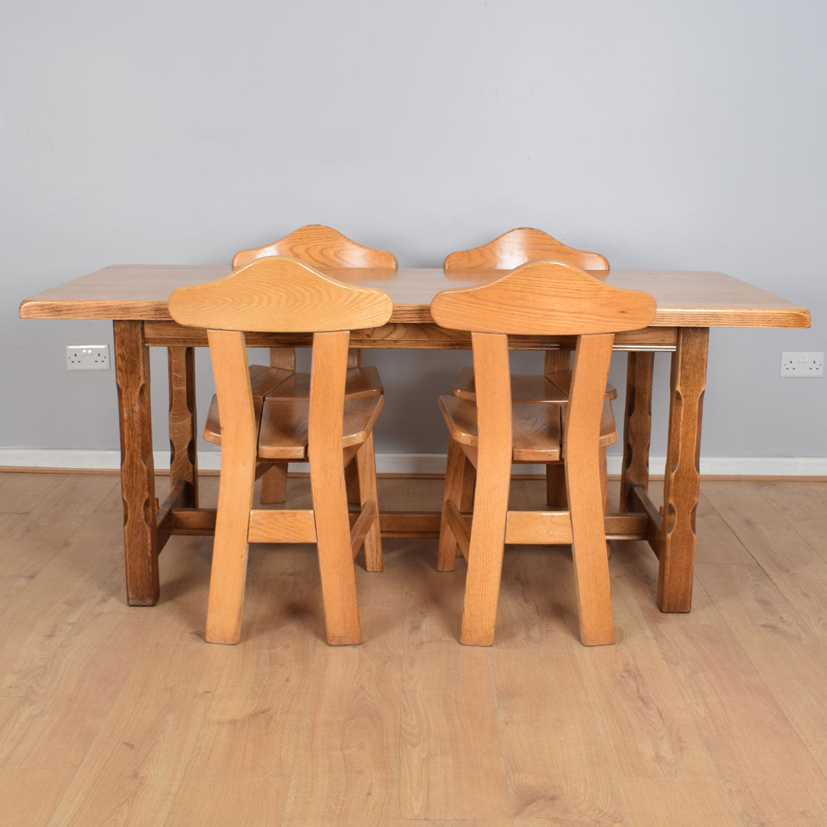 Dutch Oak Table and Six