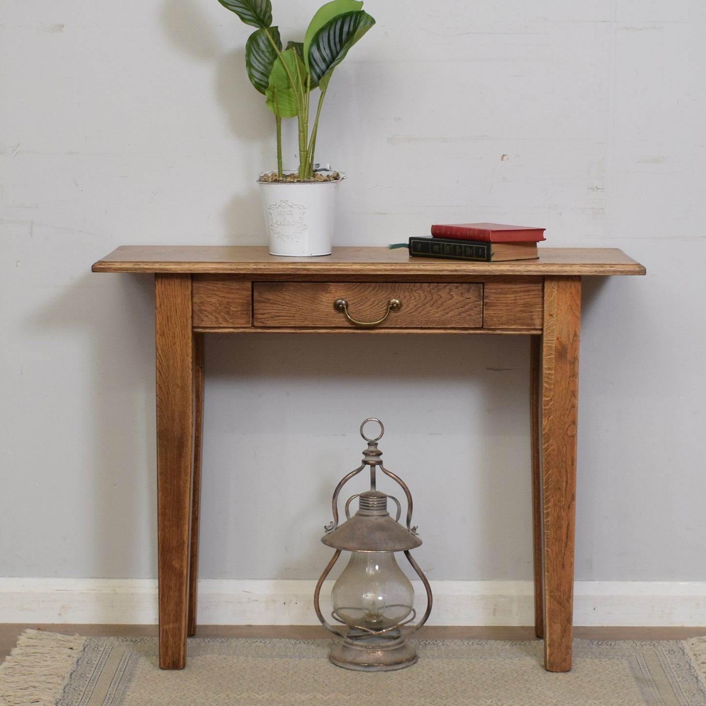 Oak Console Table