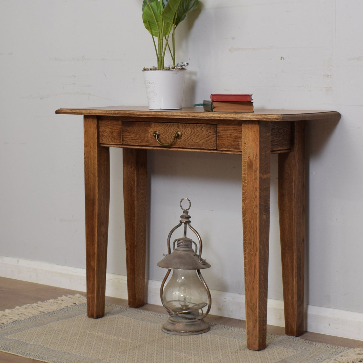 Oak Console Table