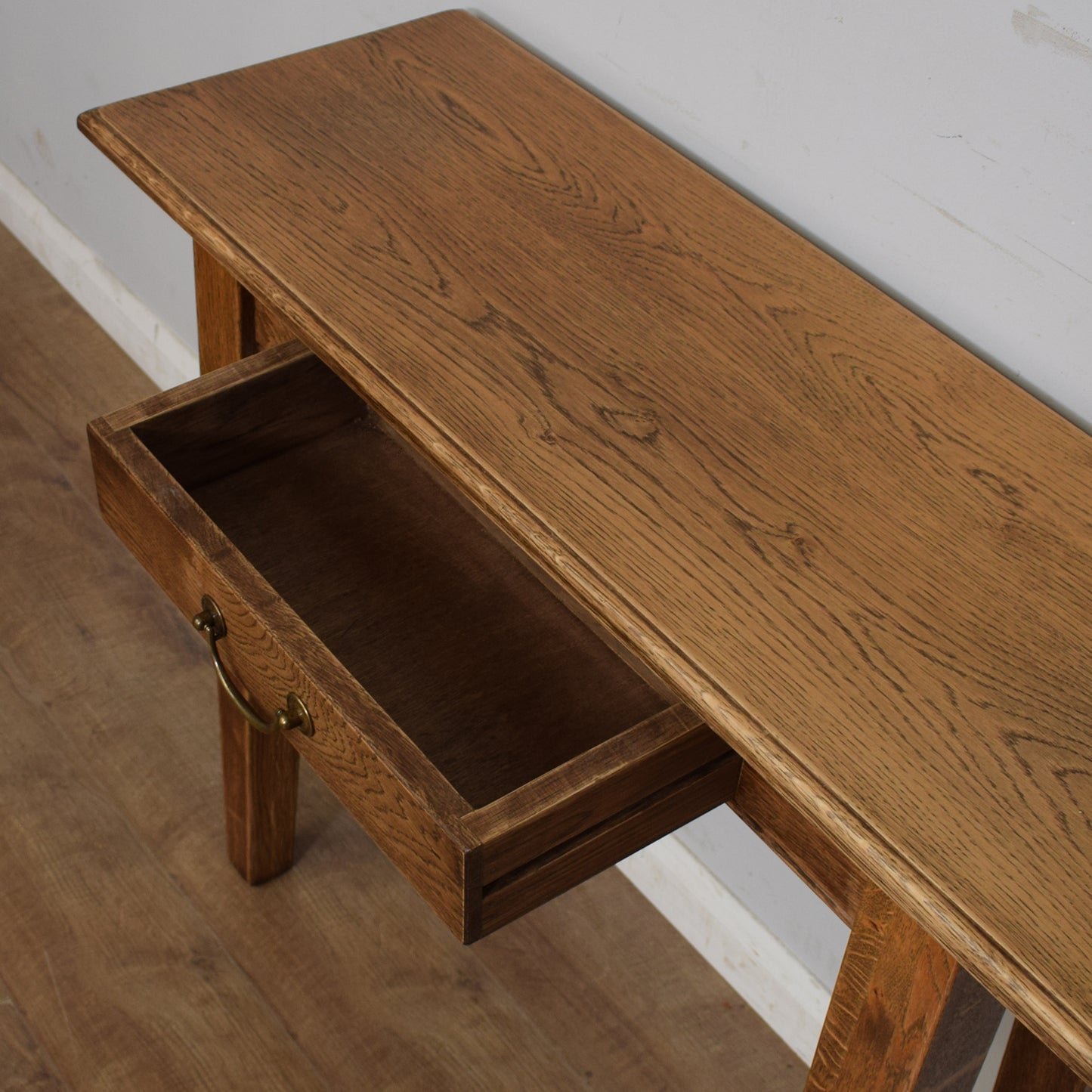 Oak Console Table