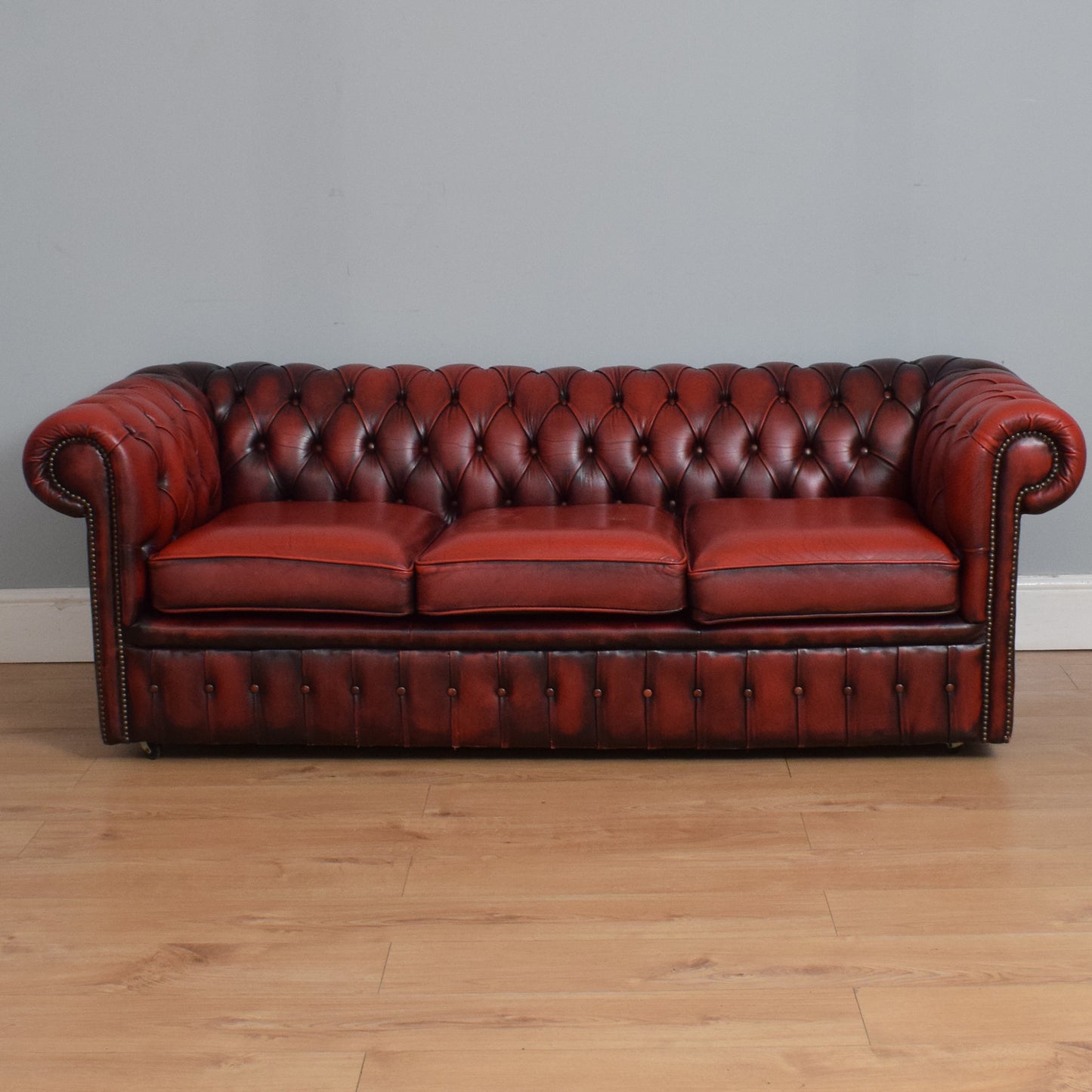 Chesterfield Sofa and Armchair