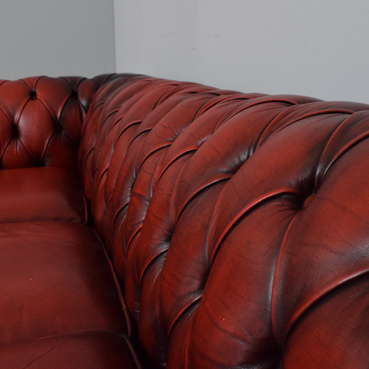 Chesterfield Sofa and Armchair