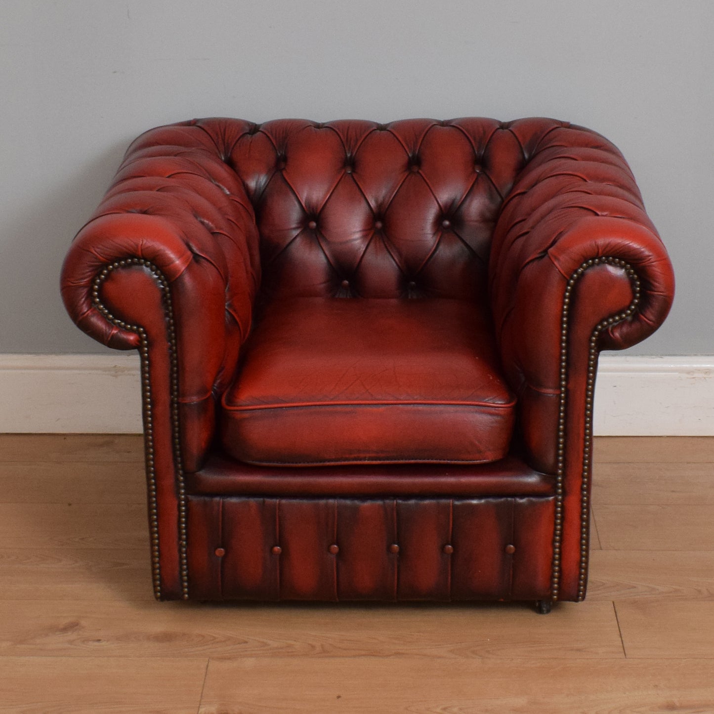 Chesterfield Sofa and Armchair