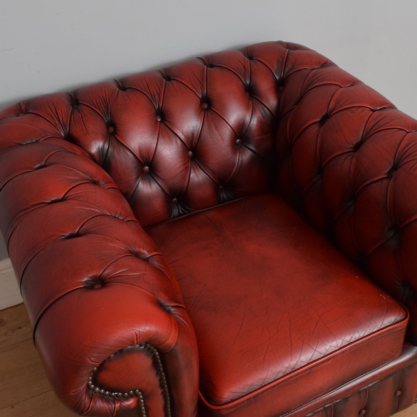 Chesterfield Sofa and Armchair