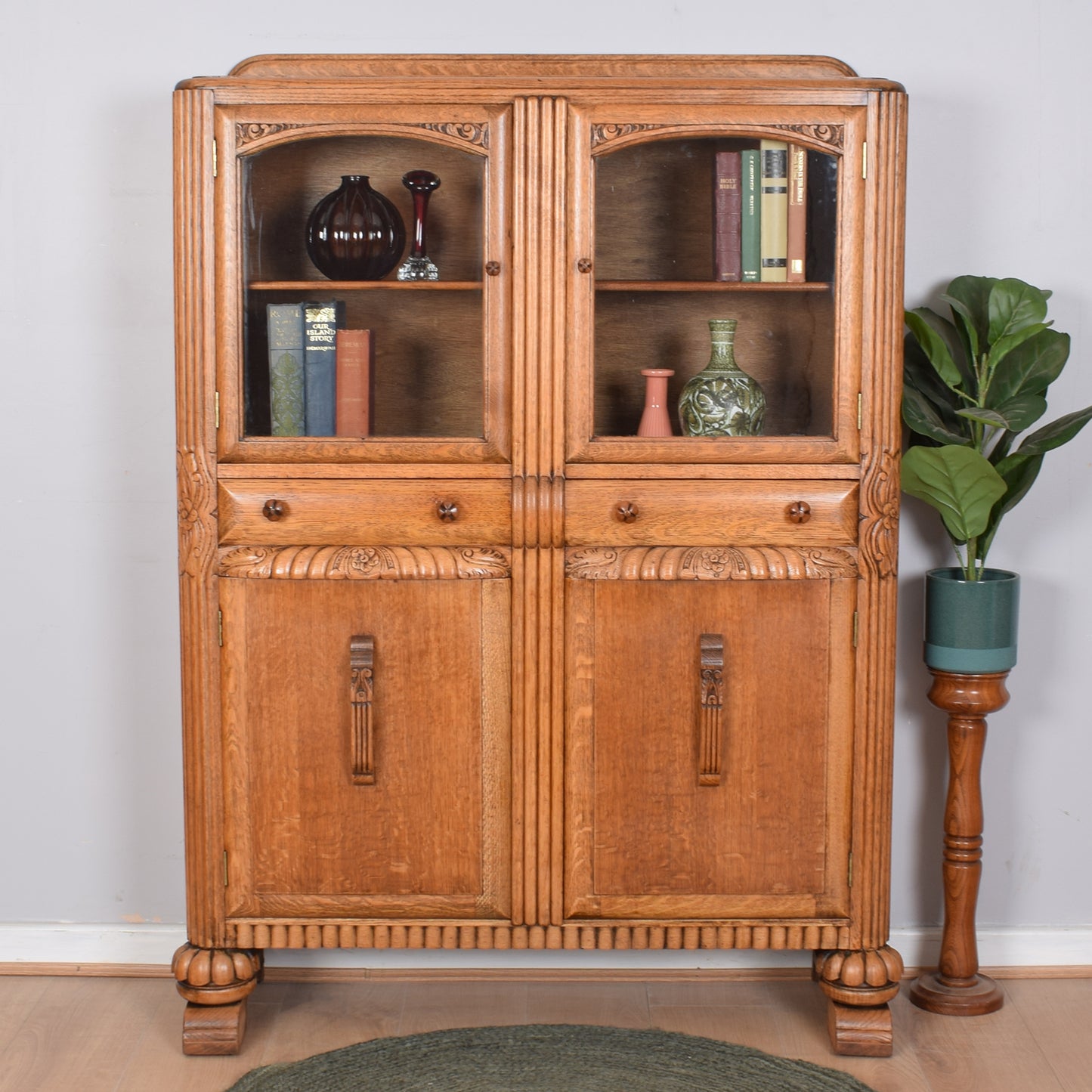 Restored Glazed Cupboard