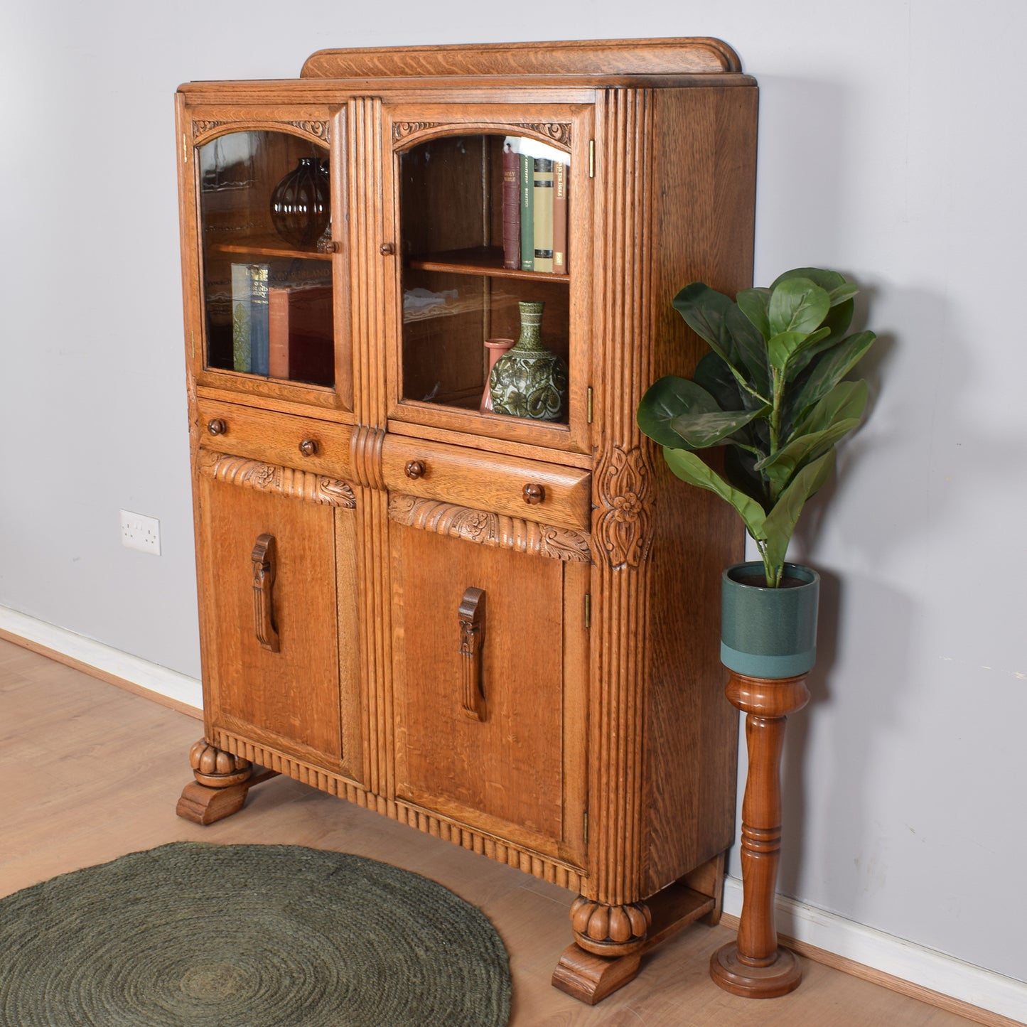Restored Glazed Cupboard