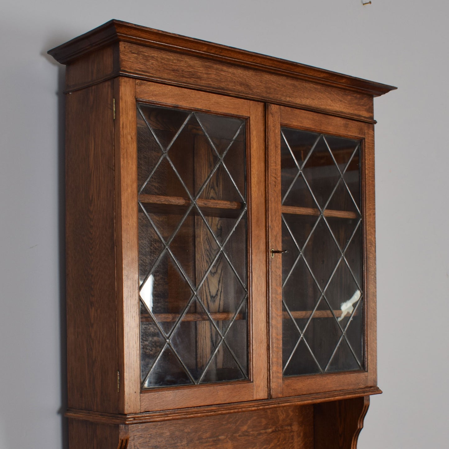 Oak Bureau Bookcase
