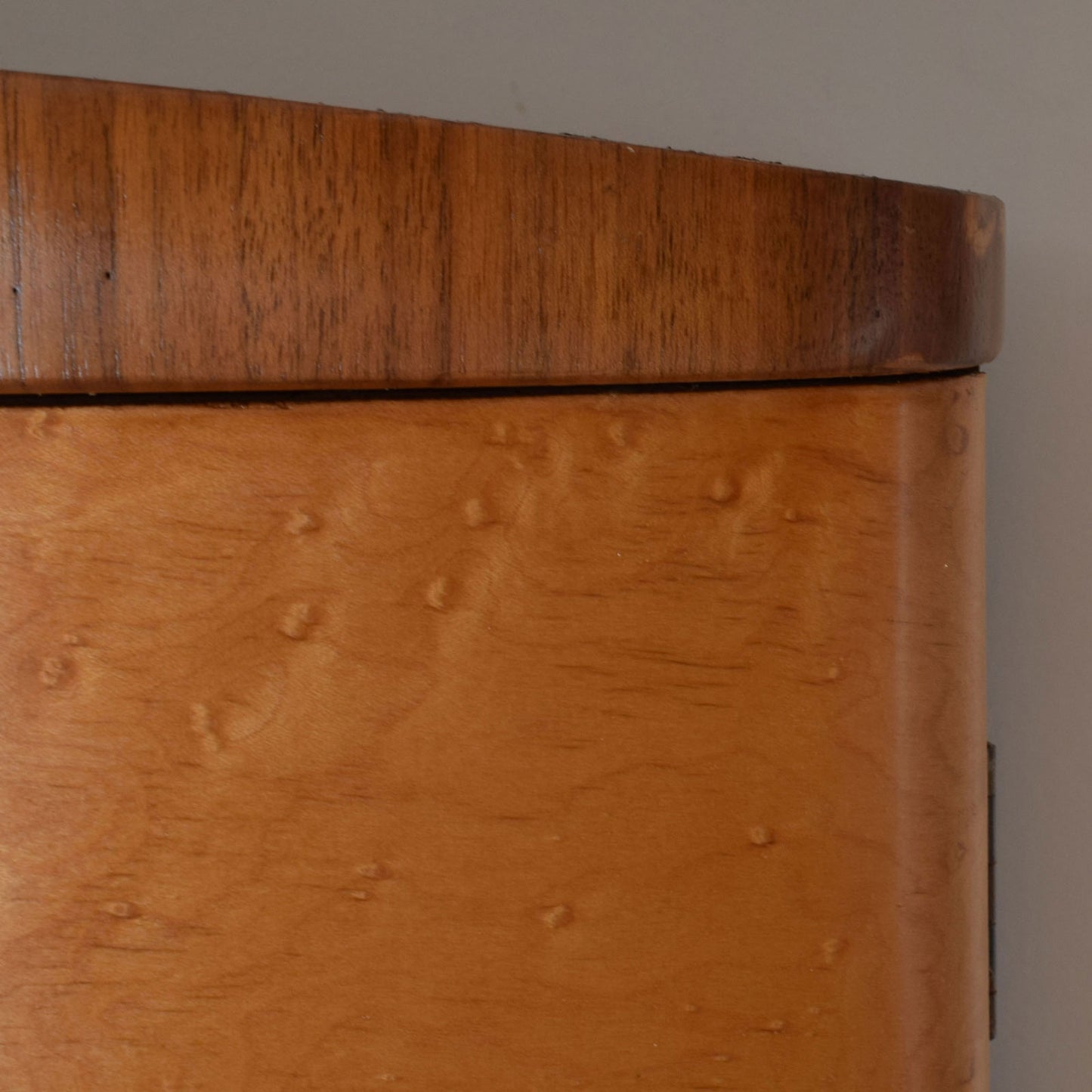 Art-Deco Style Walnut Wardrobe