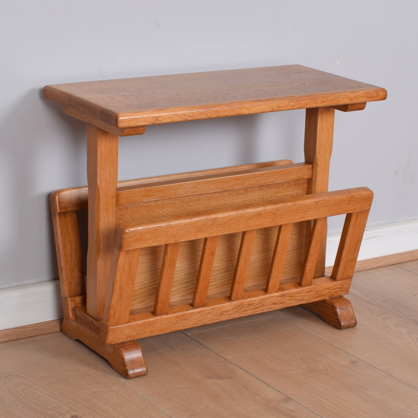 Light Oak Magazine Rack