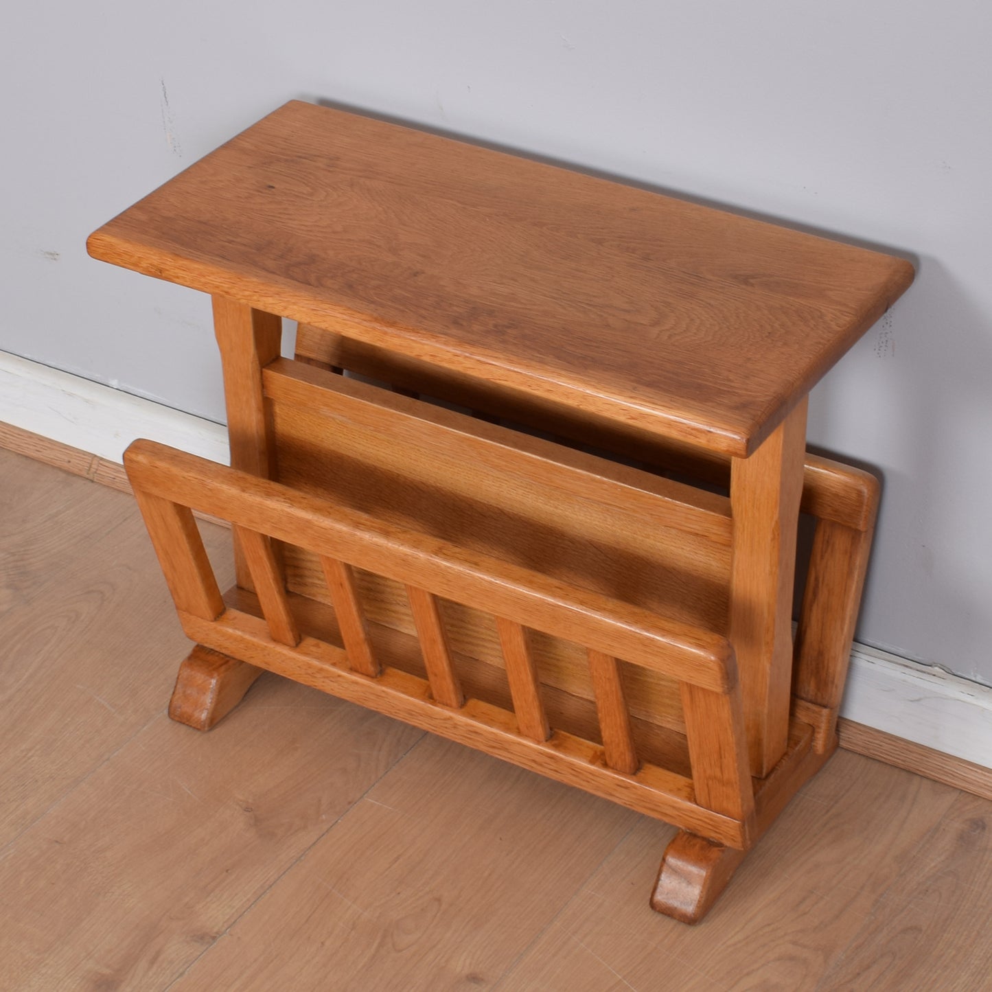 Light Oak Magazine Rack