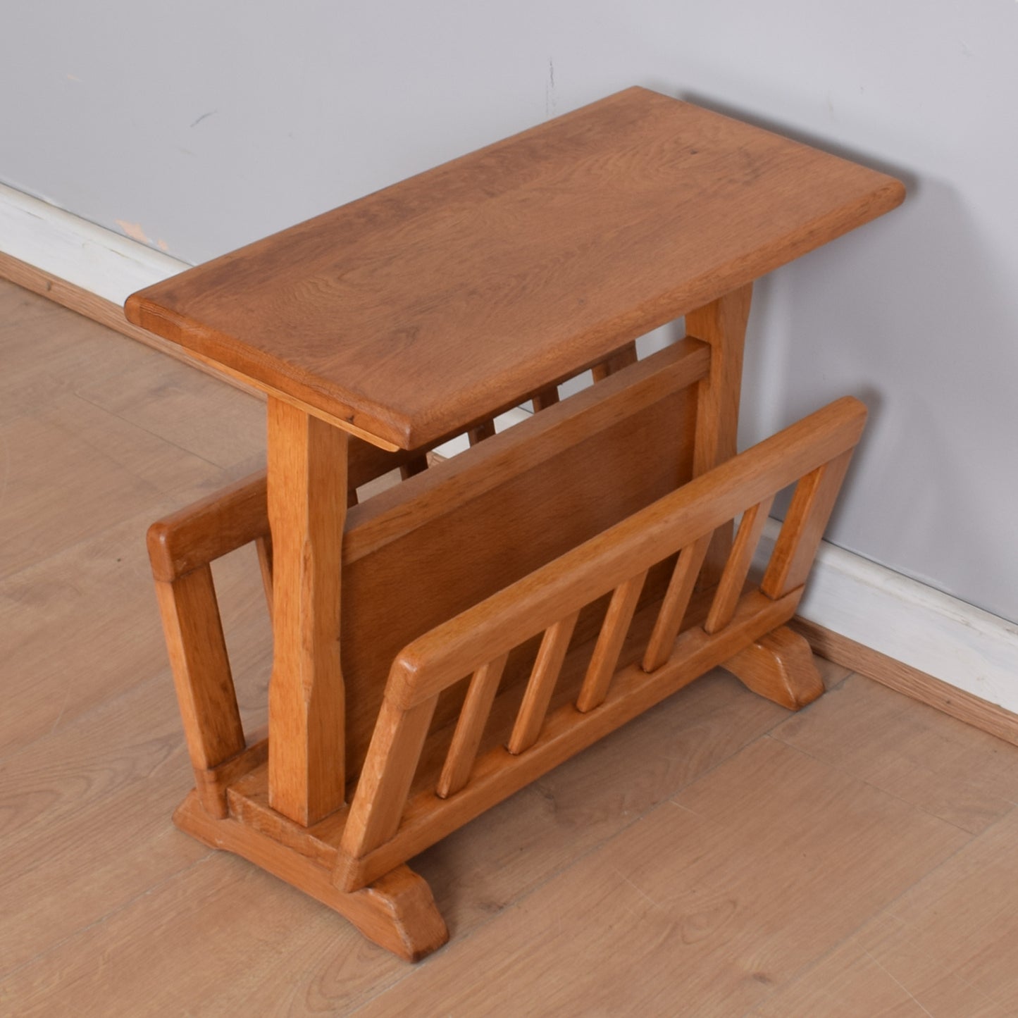 Light Oak Magazine Rack