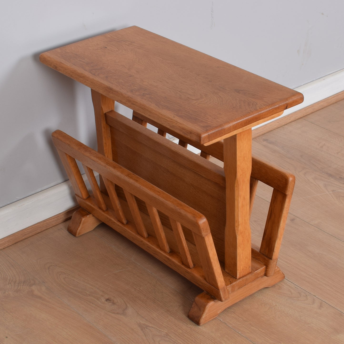 Light Oak Magazine Rack