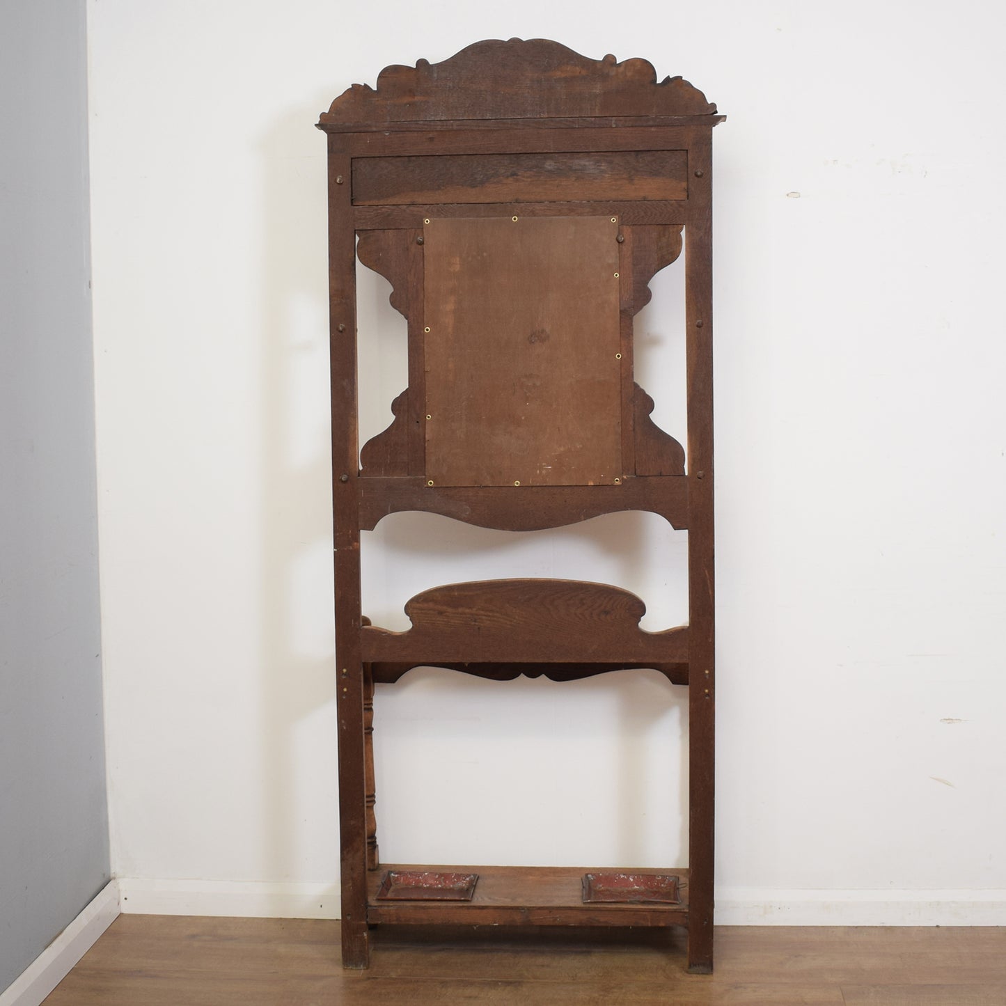 Restored Carved Oak Hall Stand