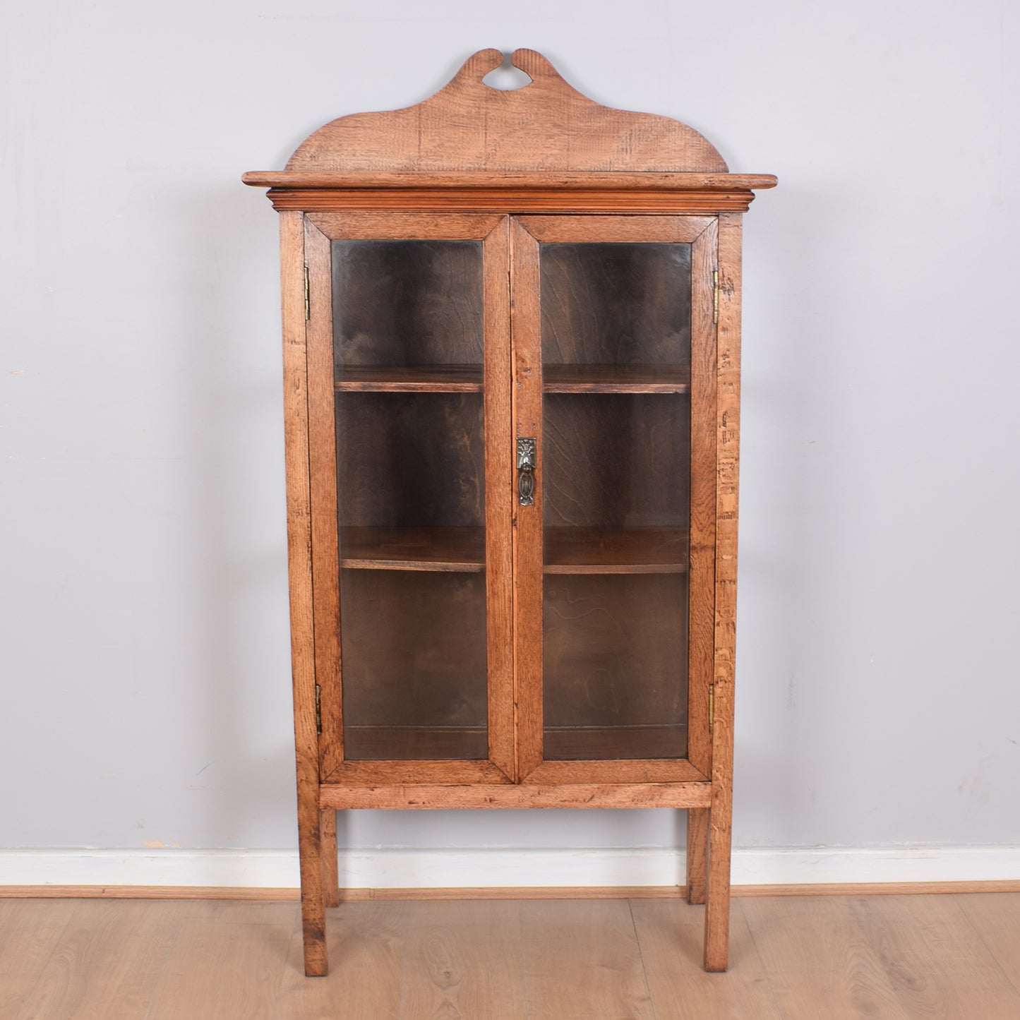Glazed Oak Bookcase