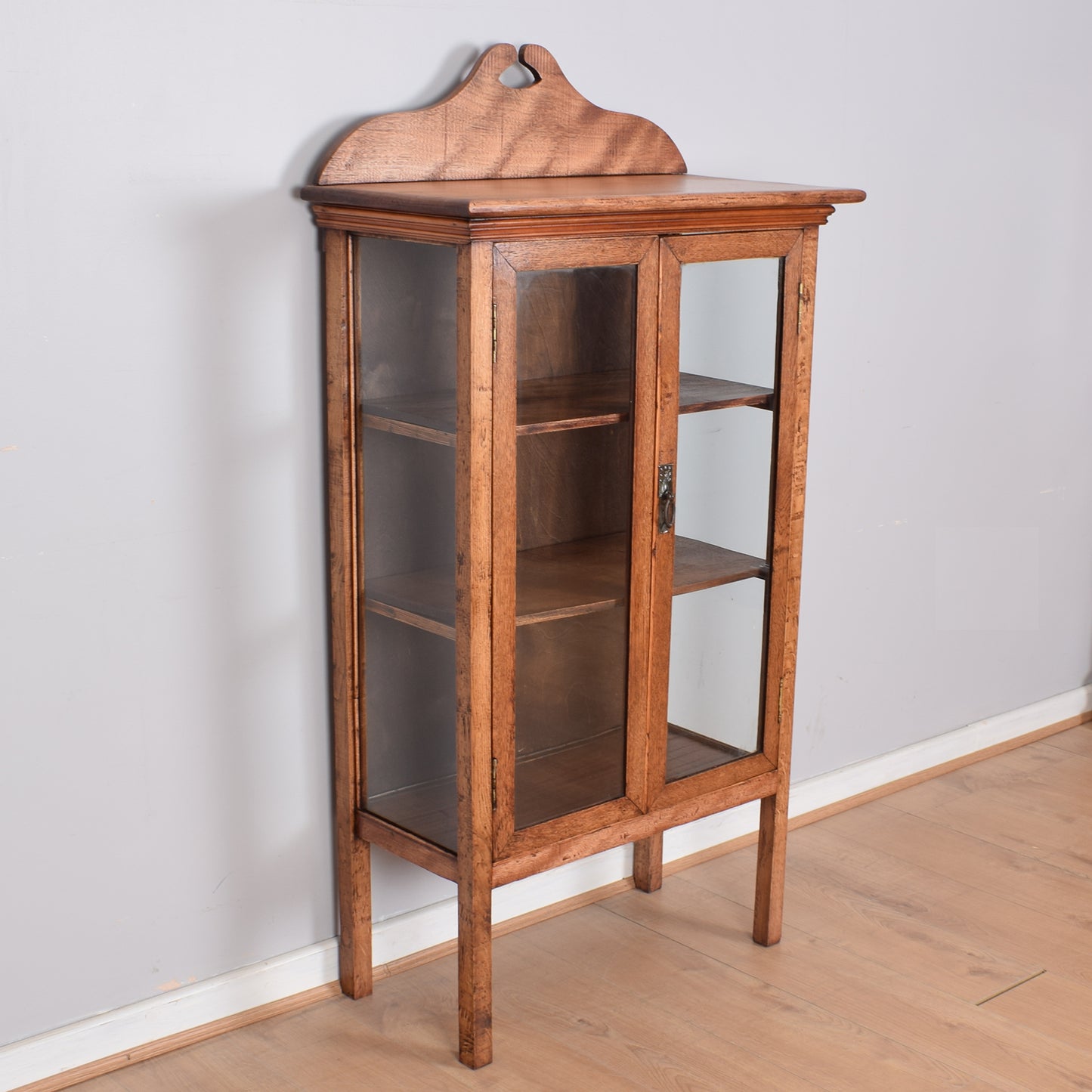 Glazed Oak Bookcase