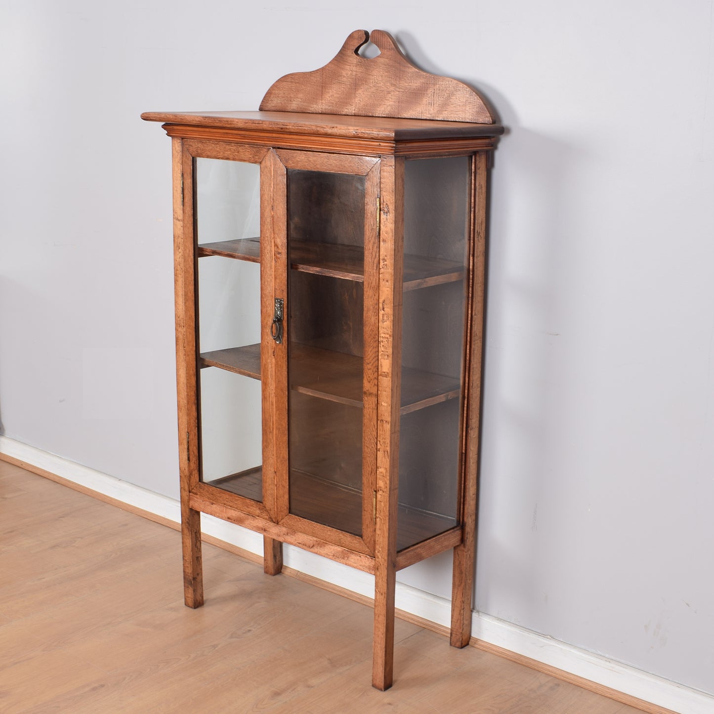 Glazed Oak Bookcase