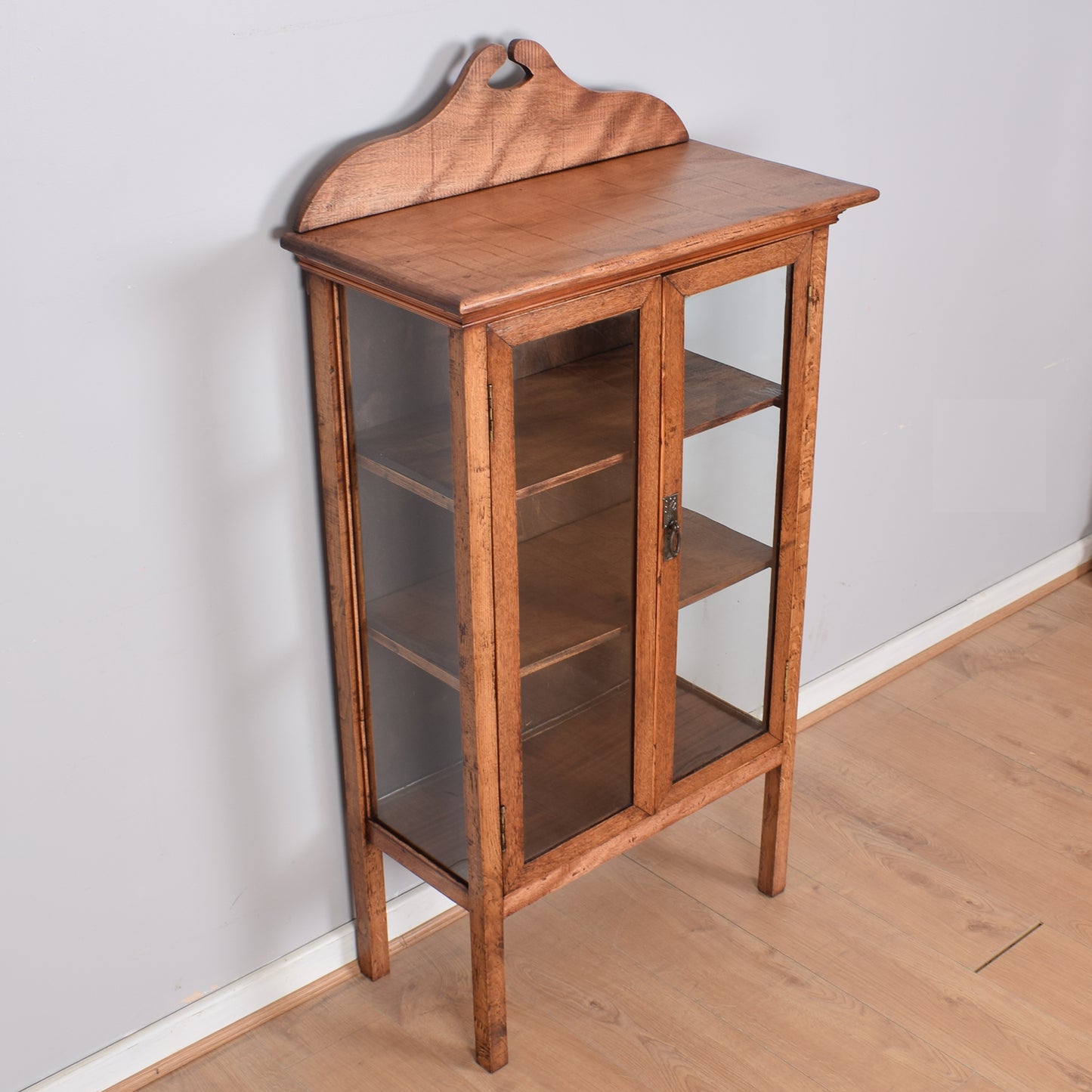 Glazed Oak Bookcase