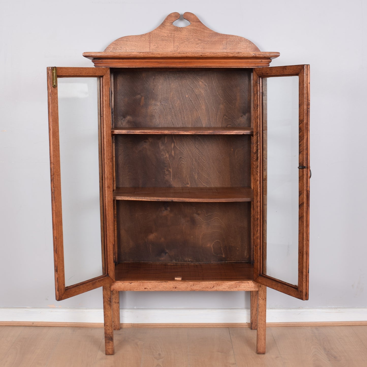 Glazed Oak Bookcase