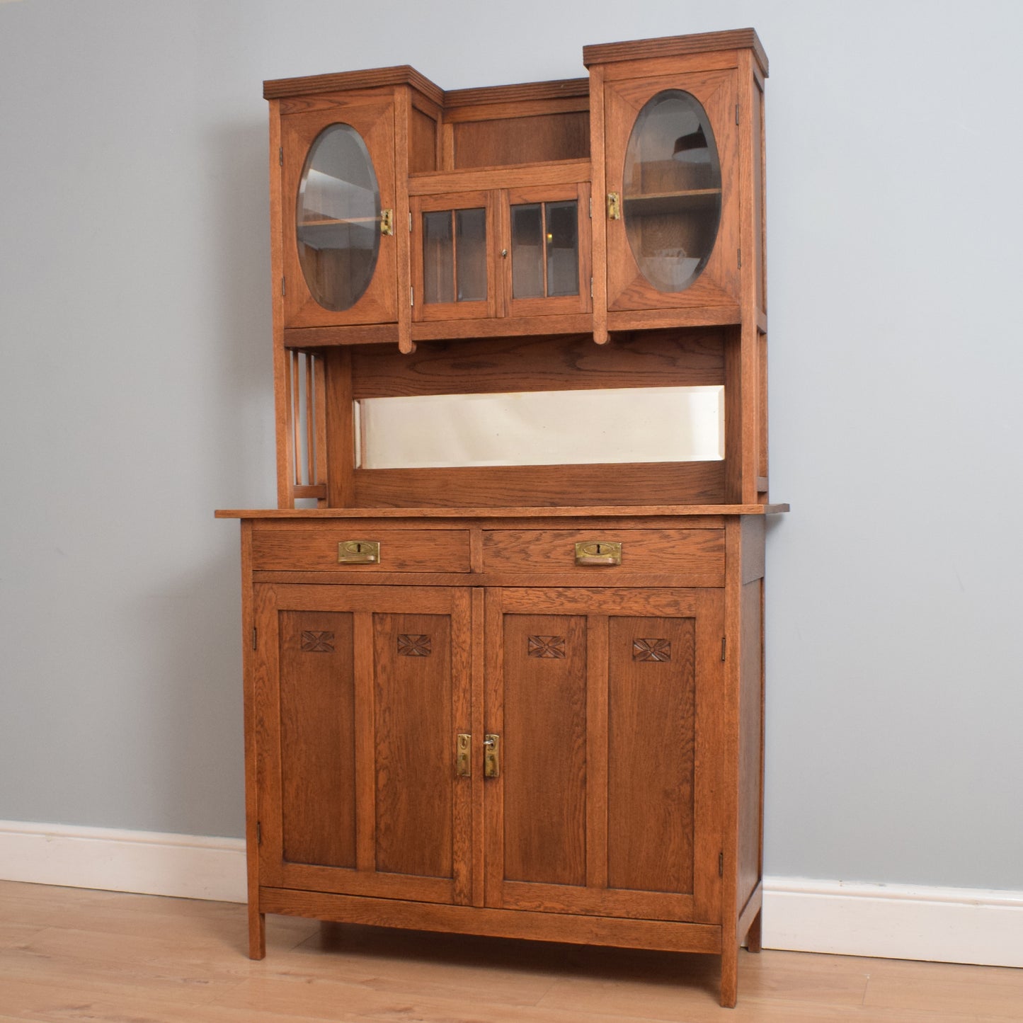 Restored Solid Oak Cabinet