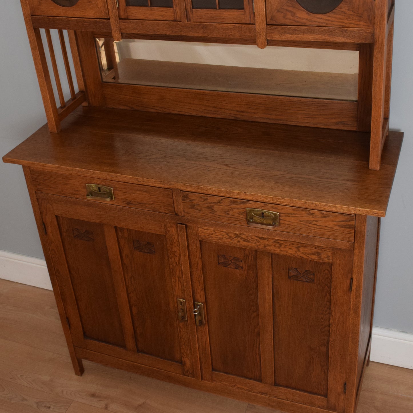 Restored Solid Oak Cabinet