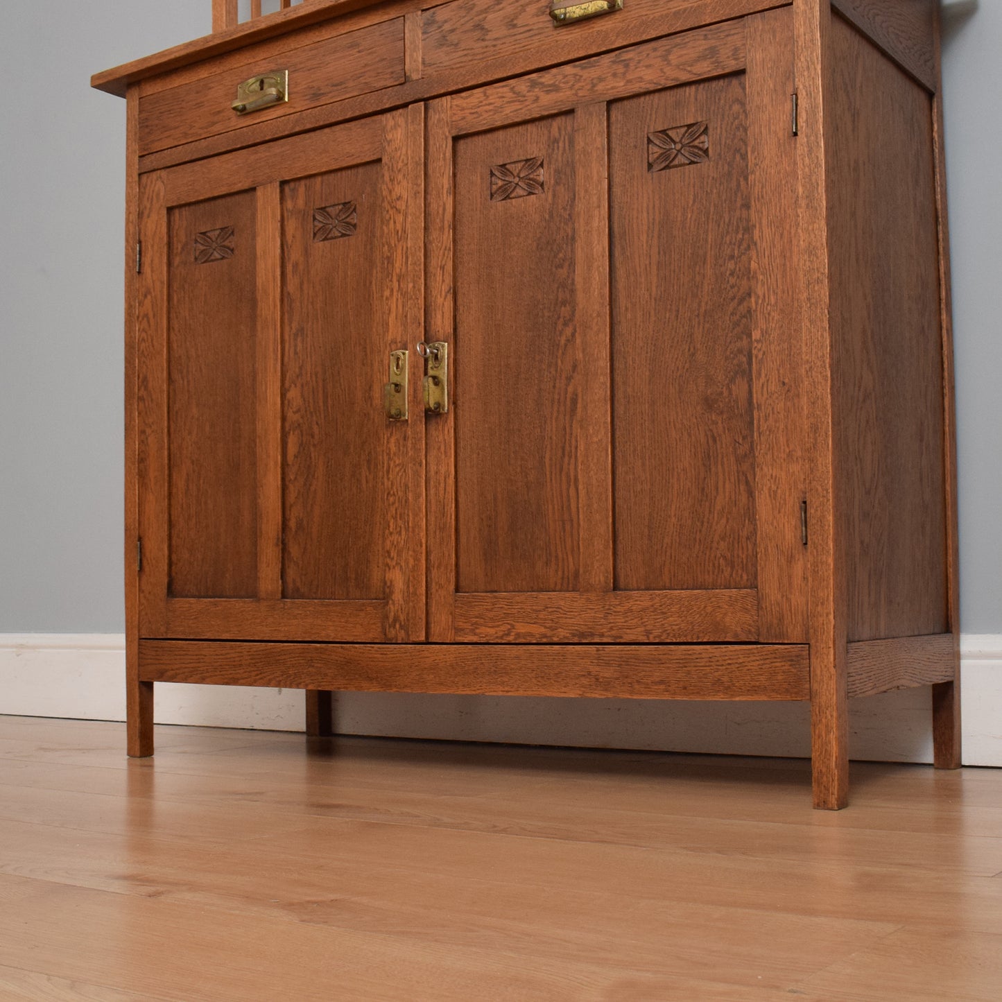 Restored Solid Oak Cabinet
