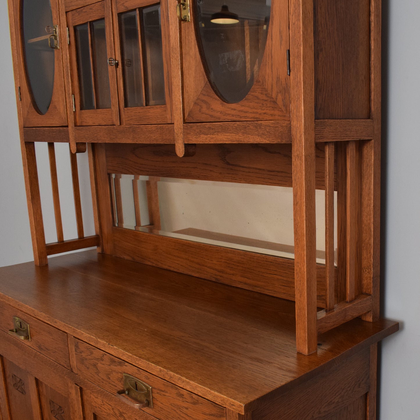 Restored Solid Oak Cabinet