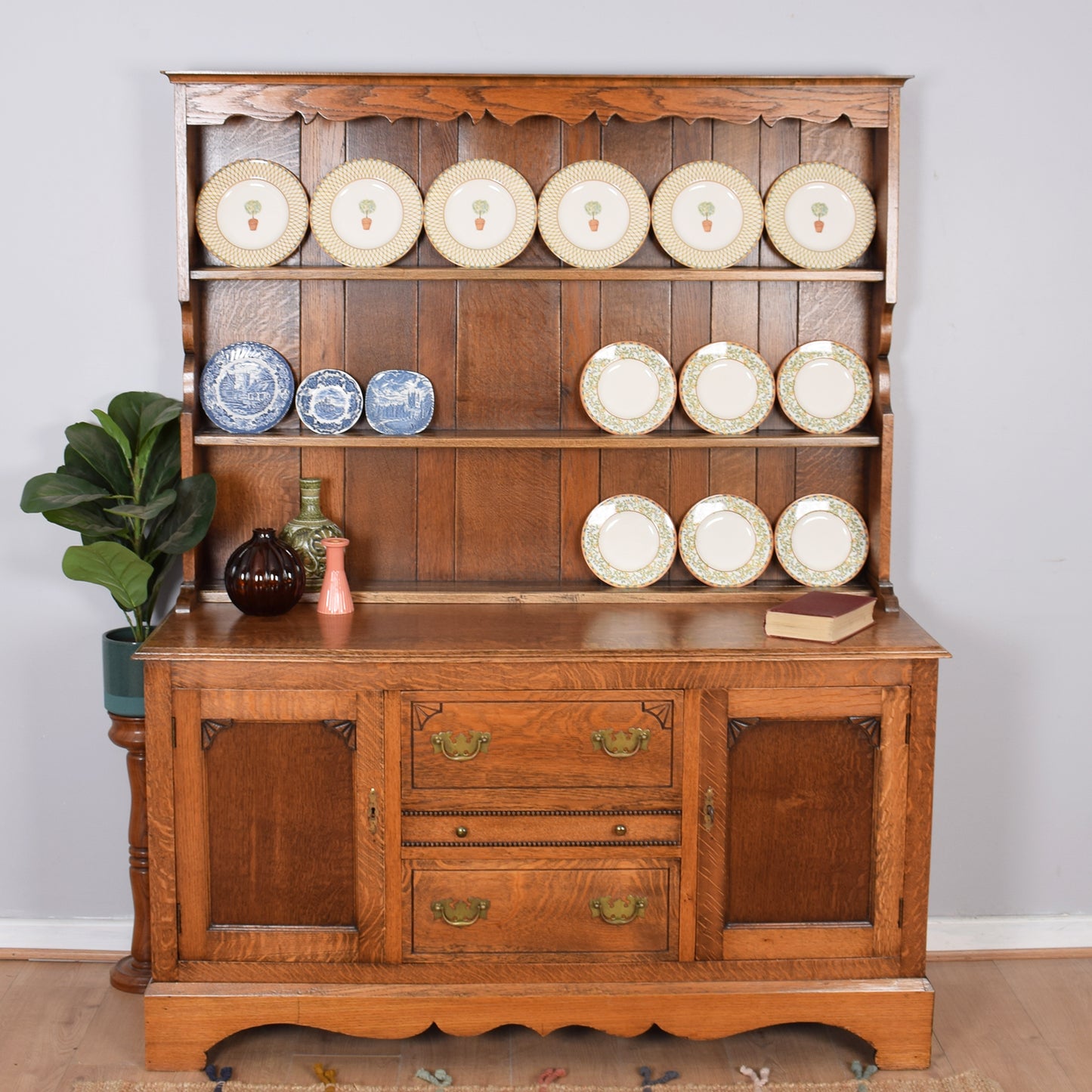 Restored Large Oak Dresser
