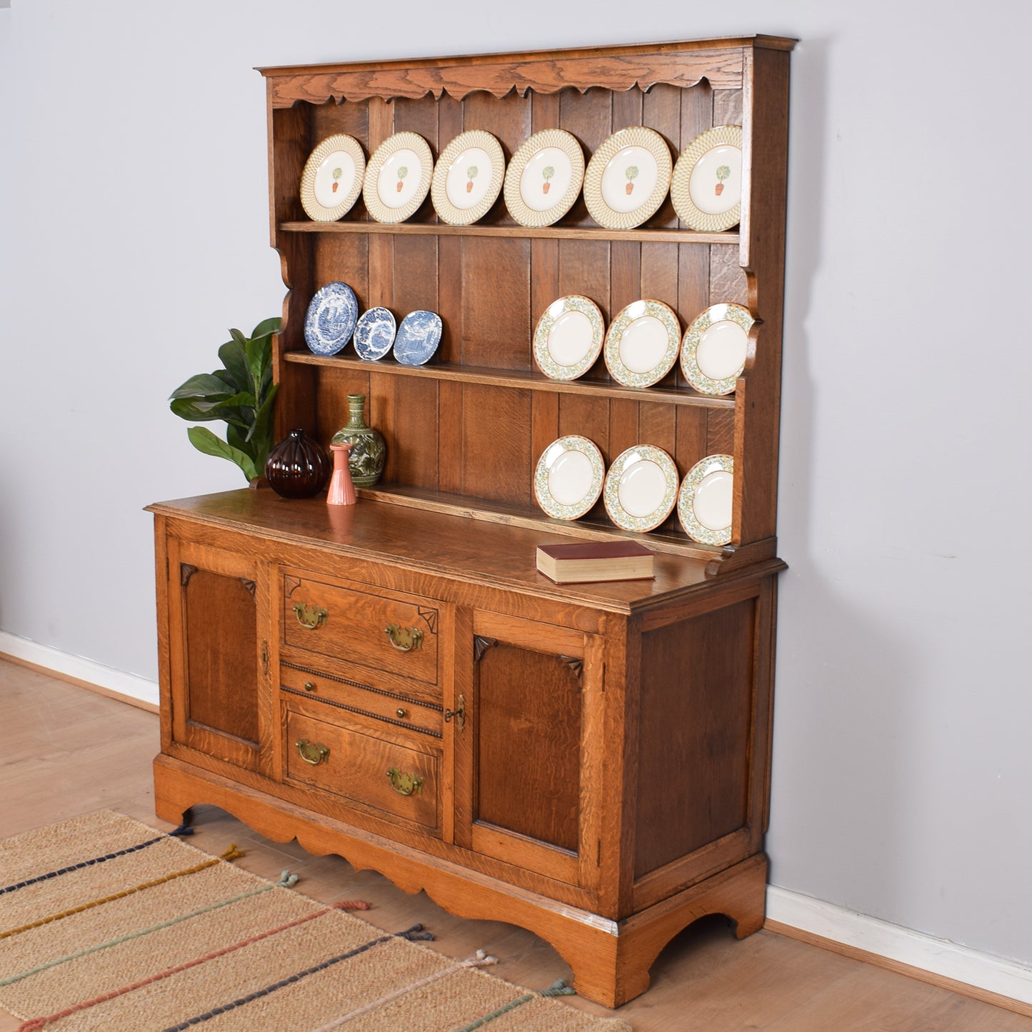 Restored Large Oak Dresser