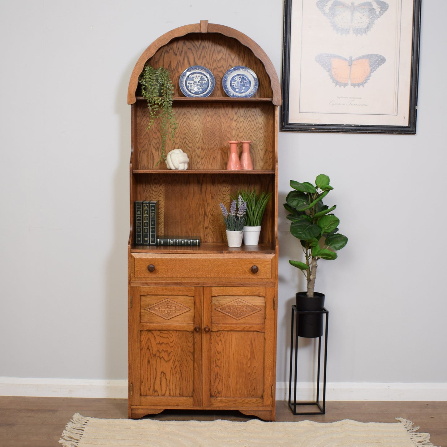 Restored Waterfall Bookcase