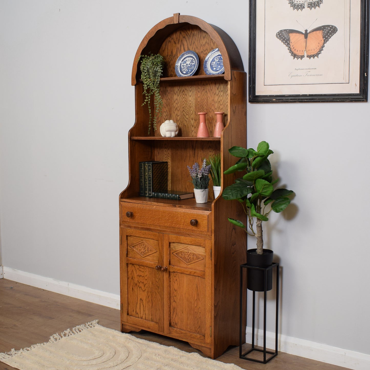 Restored Waterfall Bookcase