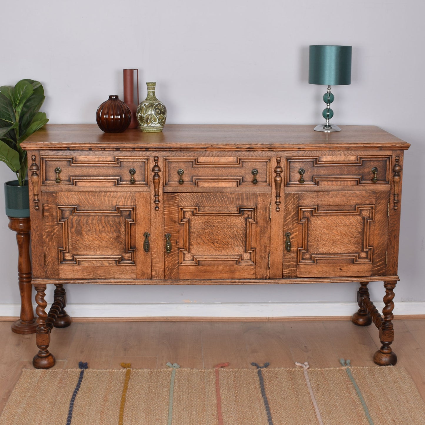 Vintage Oak Sideboard