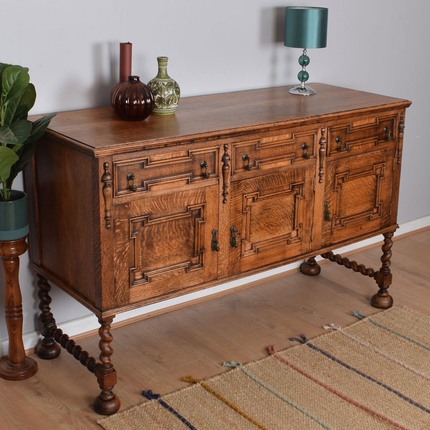 Vintage Oak Sideboard
