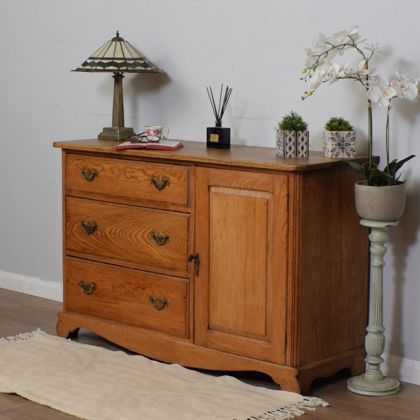 Restored Oak Sideboard