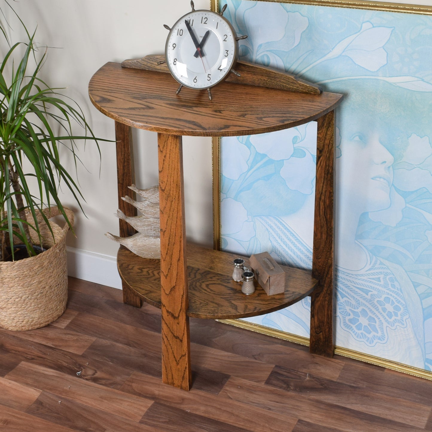 Oak Hall Table