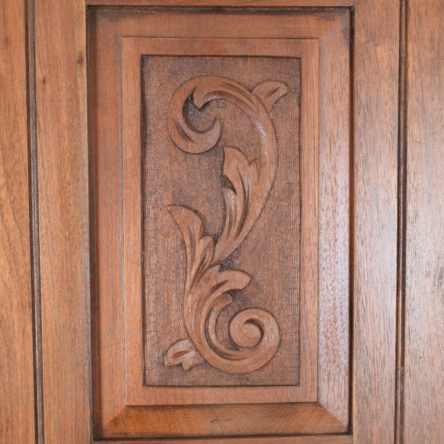 Carved Mahogany Hall Robe