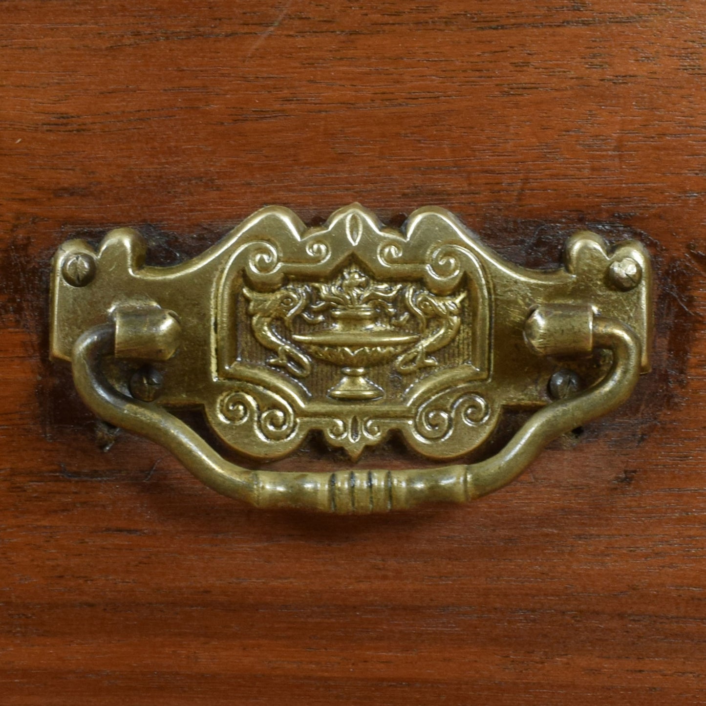 Carved Mahogany Hall Robe