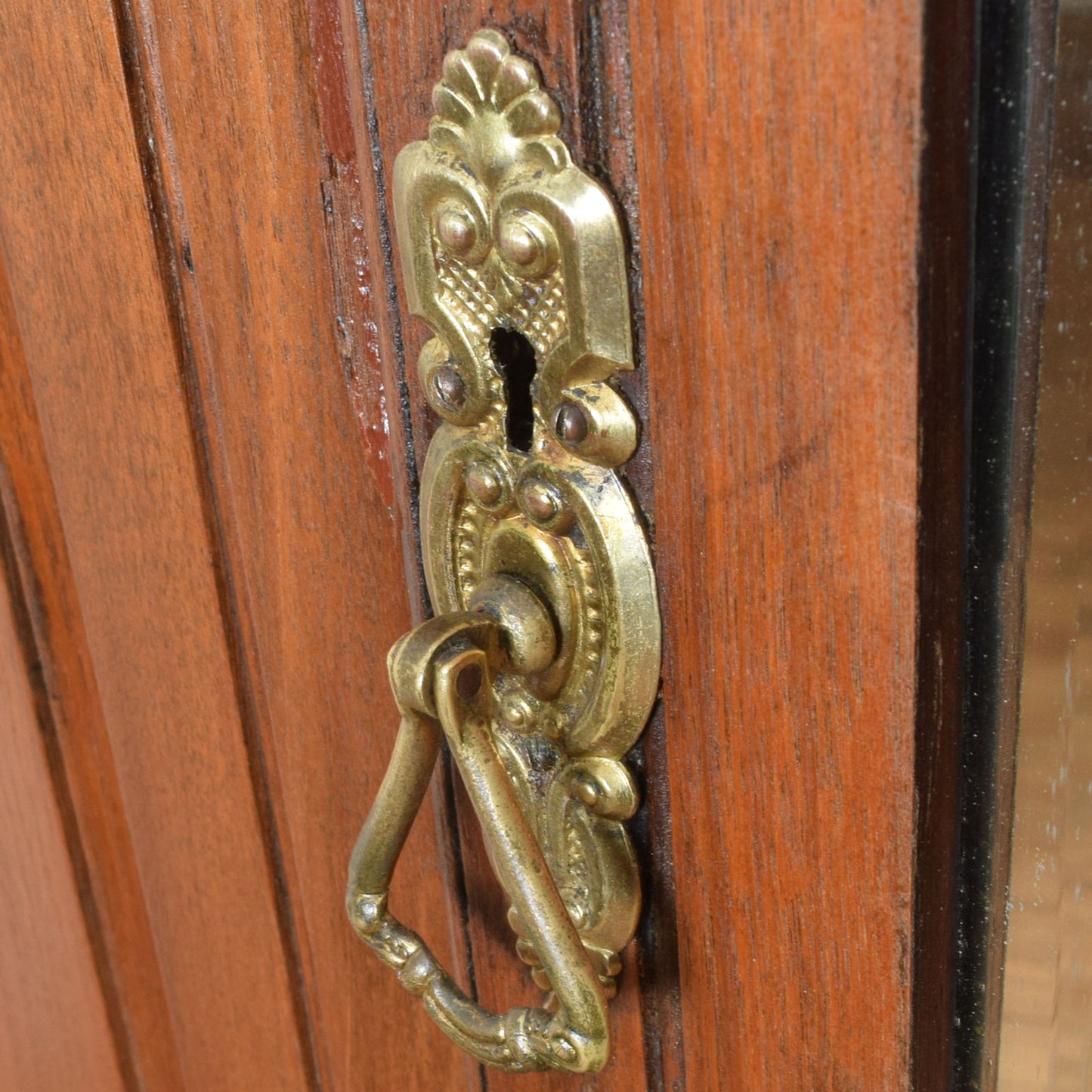Carved Mahogany Hall Robe