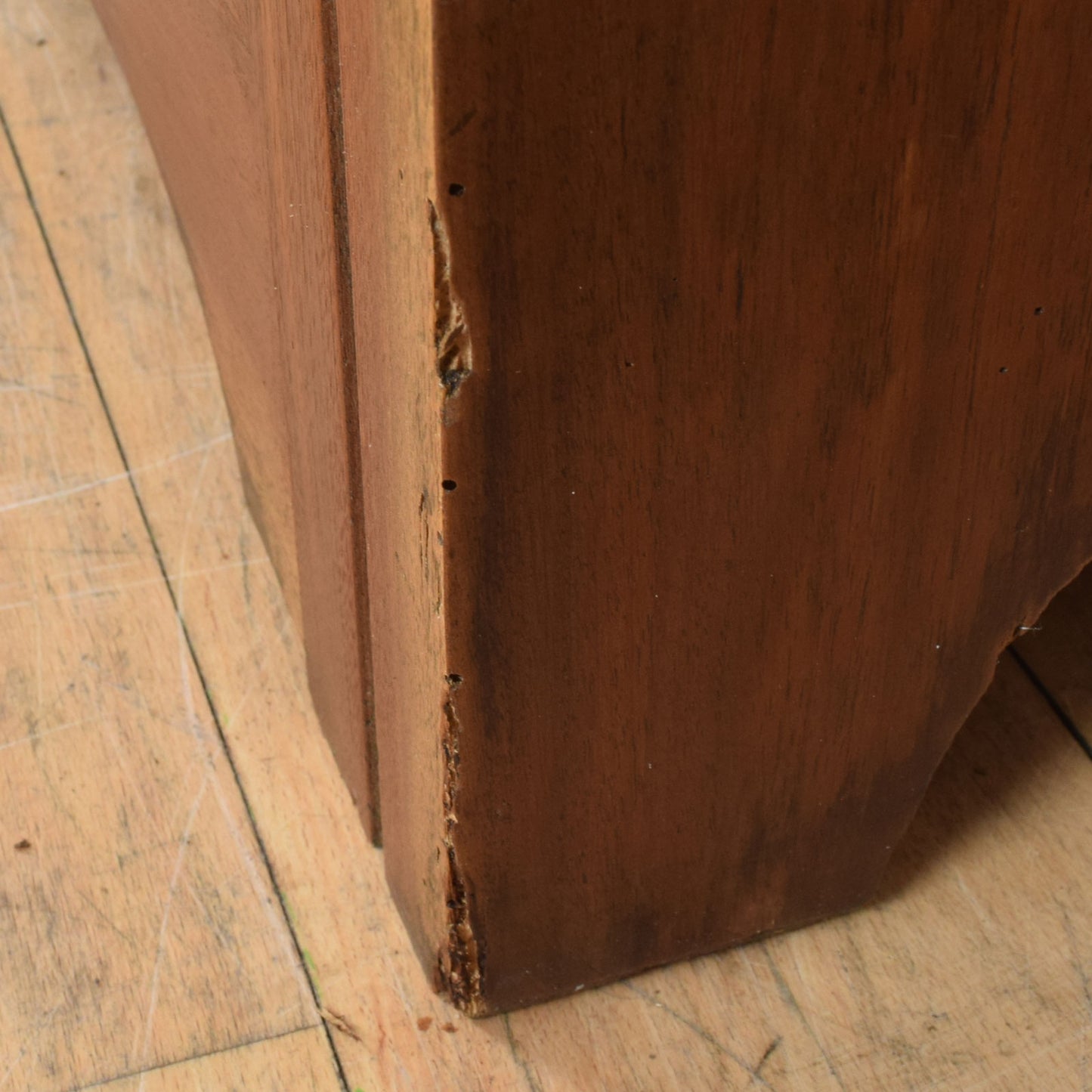 Carved Mahogany Hall Robe