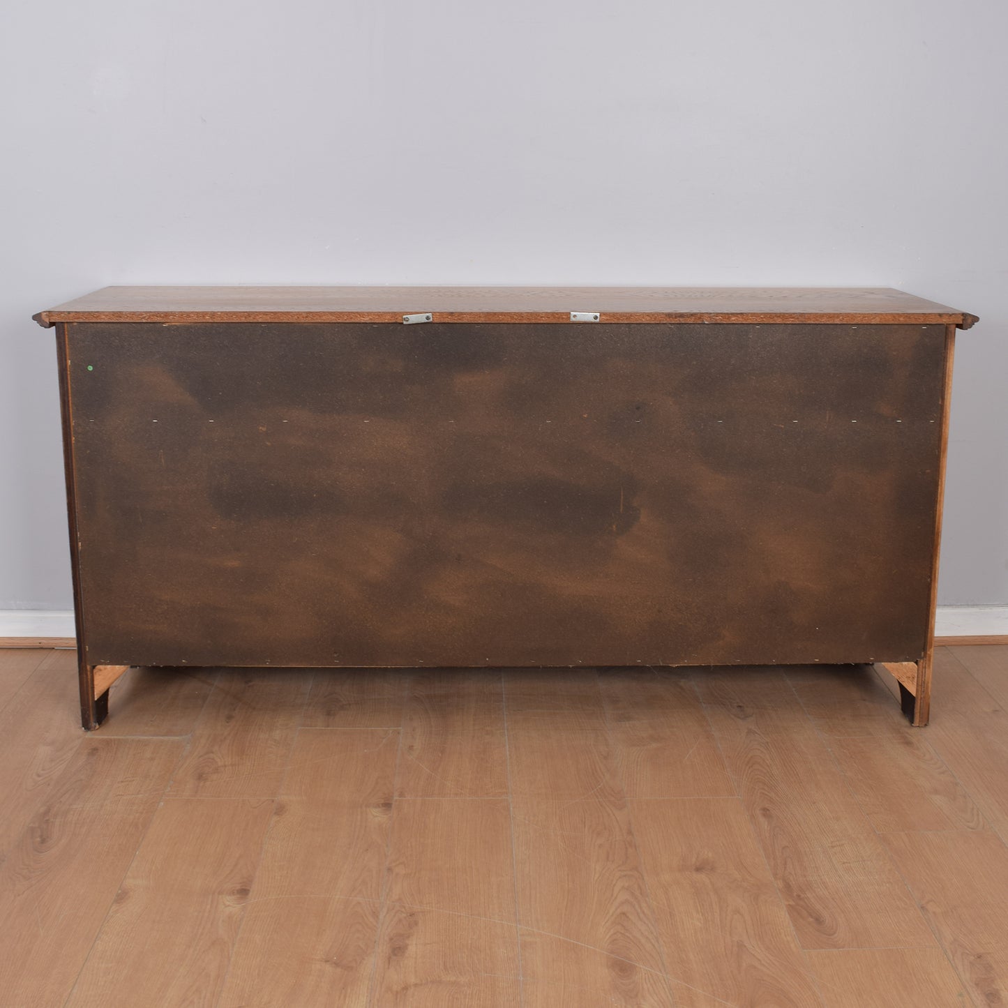 Restored Oak Linen-Fold Sideboard