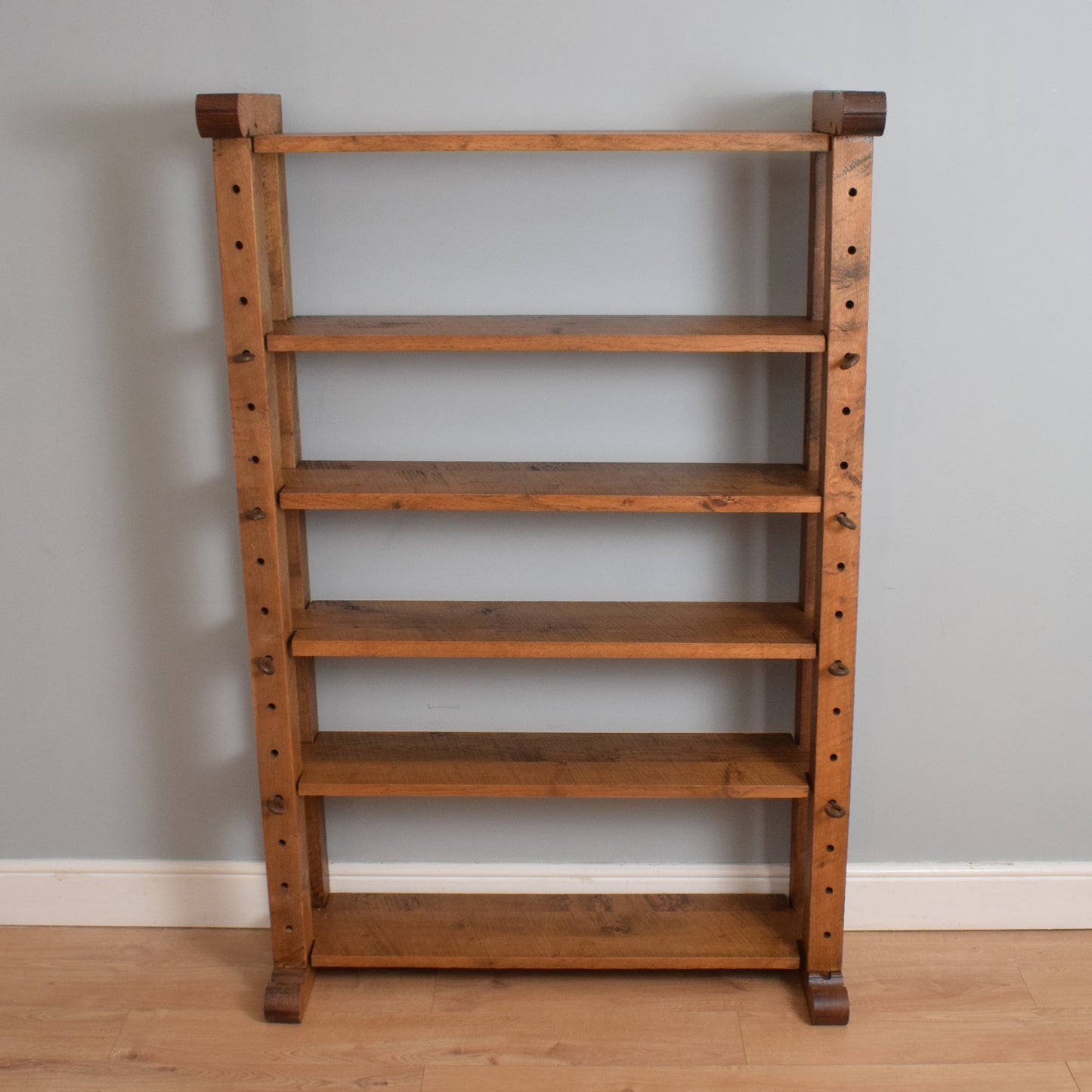 Restored Oak Cheese Rack