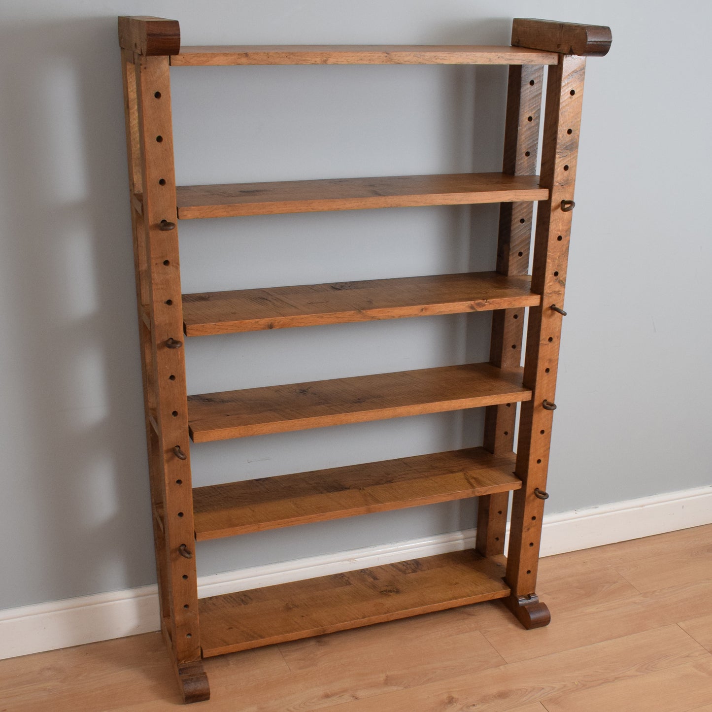 Restored Oak Cheese Rack